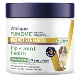 YuMove Advance 360 Max Strength Hip and Joint Supplement For Dogs (70 Soft Chews)