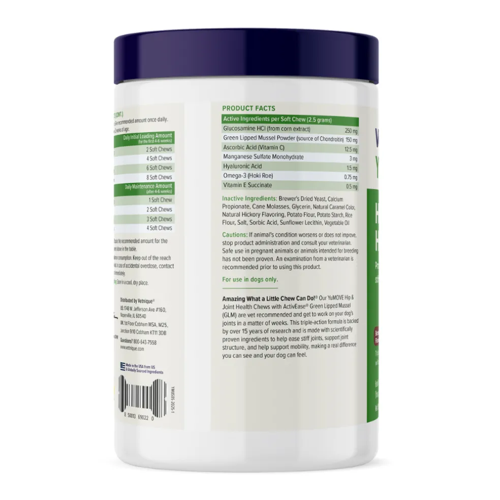YuMOVE Hip & Joint Health Supplement Soft Chews for Adult Dogs