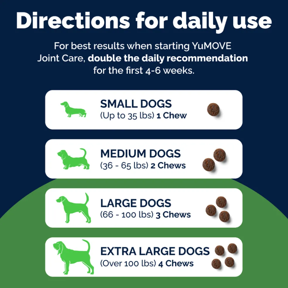 YuMOVE Hip & Joint Health Supplement Soft Chews for Adult Dogs