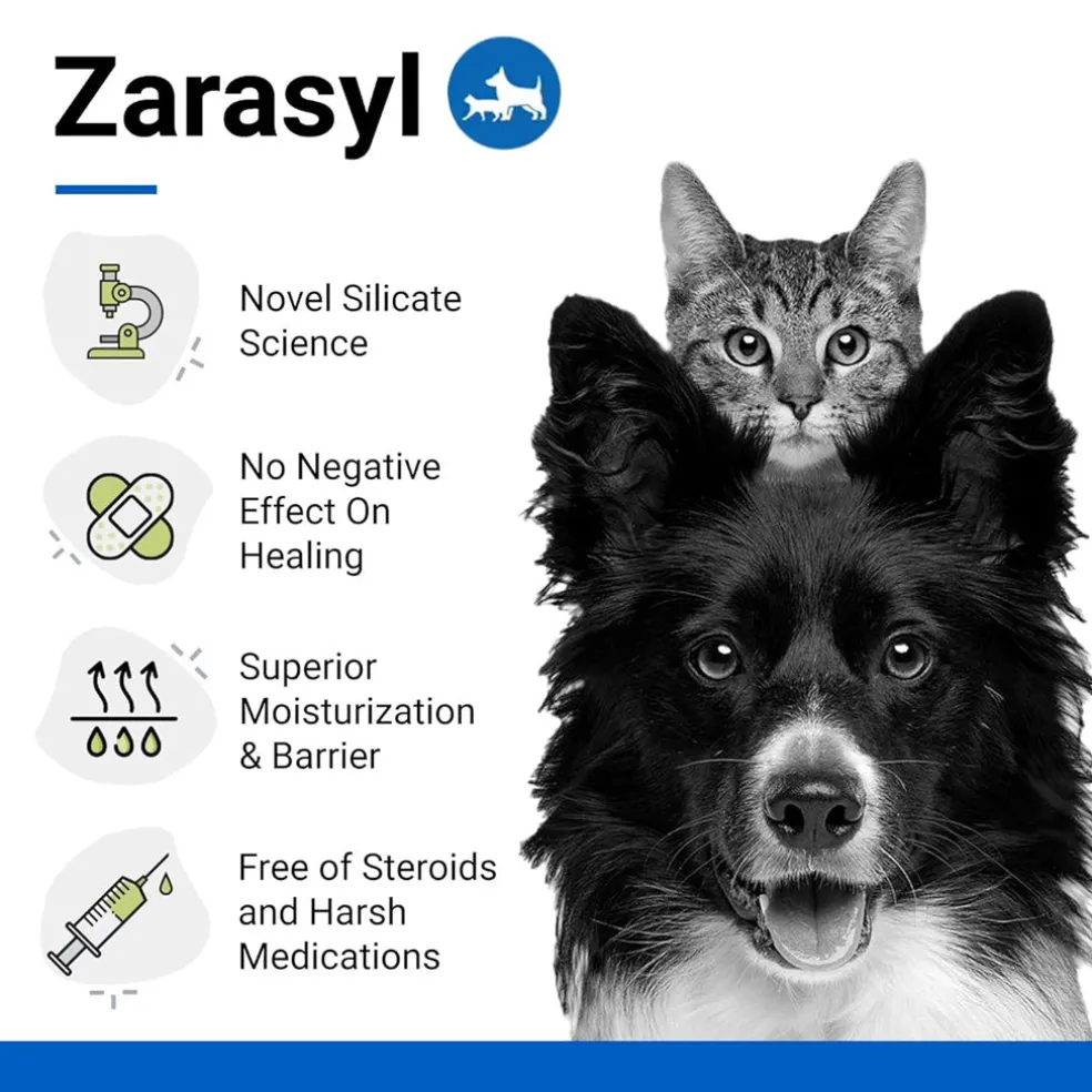Zarasyl Companion Essential Skin Care for Dogs & Cats, 50-ml