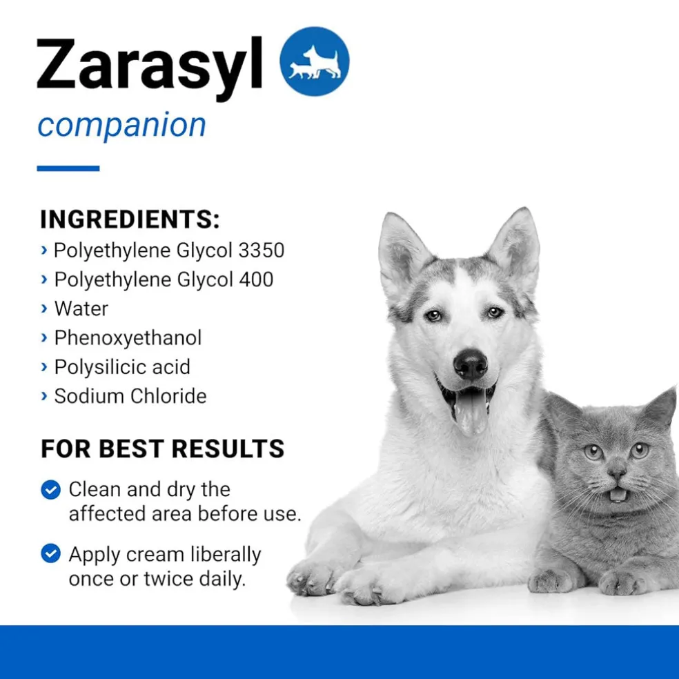 Zarasyl Companion Essential Skin Care for Dogs & Cats, 50-ml
