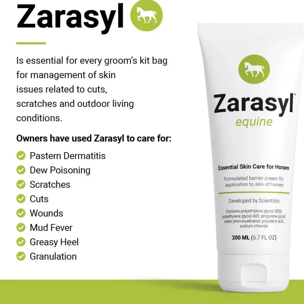 Zarasyl Equine Barrier Cream, 6.7-oz tube
