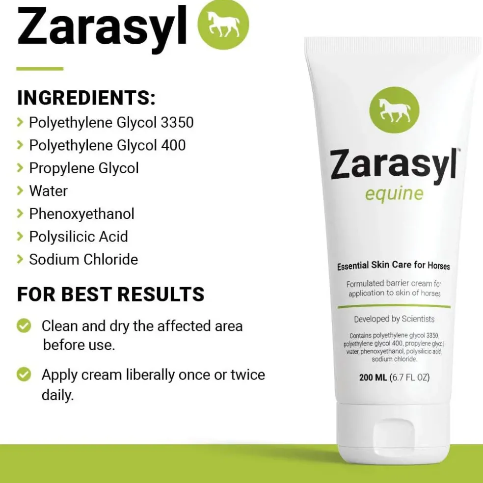 Zarasyl Equine Barrier Cream, 6.7-oz tube