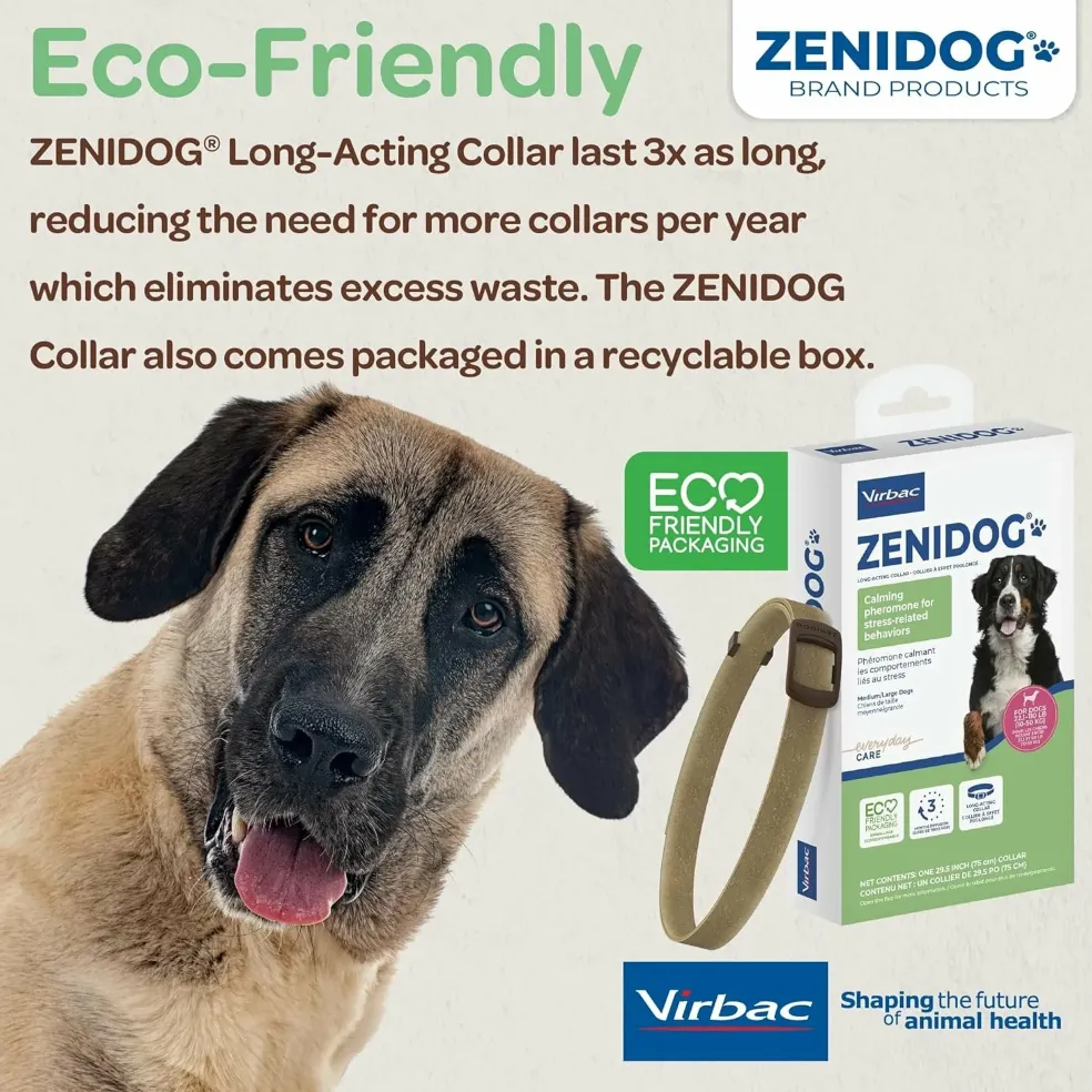 ZENIDOG Calming Collar for Dogs- Medium/Large (22-110 lbs)