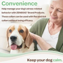 ZENIDOG Calming Collar for Puppies/Small Dogs Up to 22 lbs