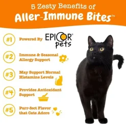 Zesty Paws Aller-Immune Bacon Flavored Immune System Chews for Cats (60 ct)