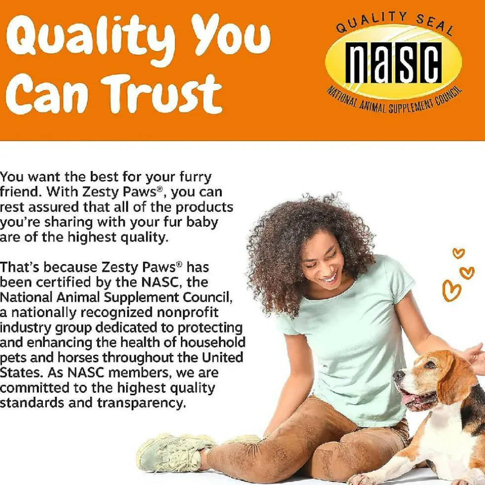 Zesty Paws All-in-One Functional Dental Bone Chews For Regular/Medium Dogs (12 bones)