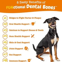 Zesty Paws All-in-One Functional Dental Bone Chews for Large Dogs (8 bones)