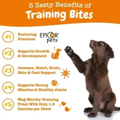Zesty paws All-in-One Peanut Butter Flavored Multivitamin Training Bites for Dogs (8 oz)