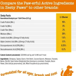Zesty paws All-in-One Peanut Butter Flavored Multivitamin Training Bites for Dogs (8 oz)