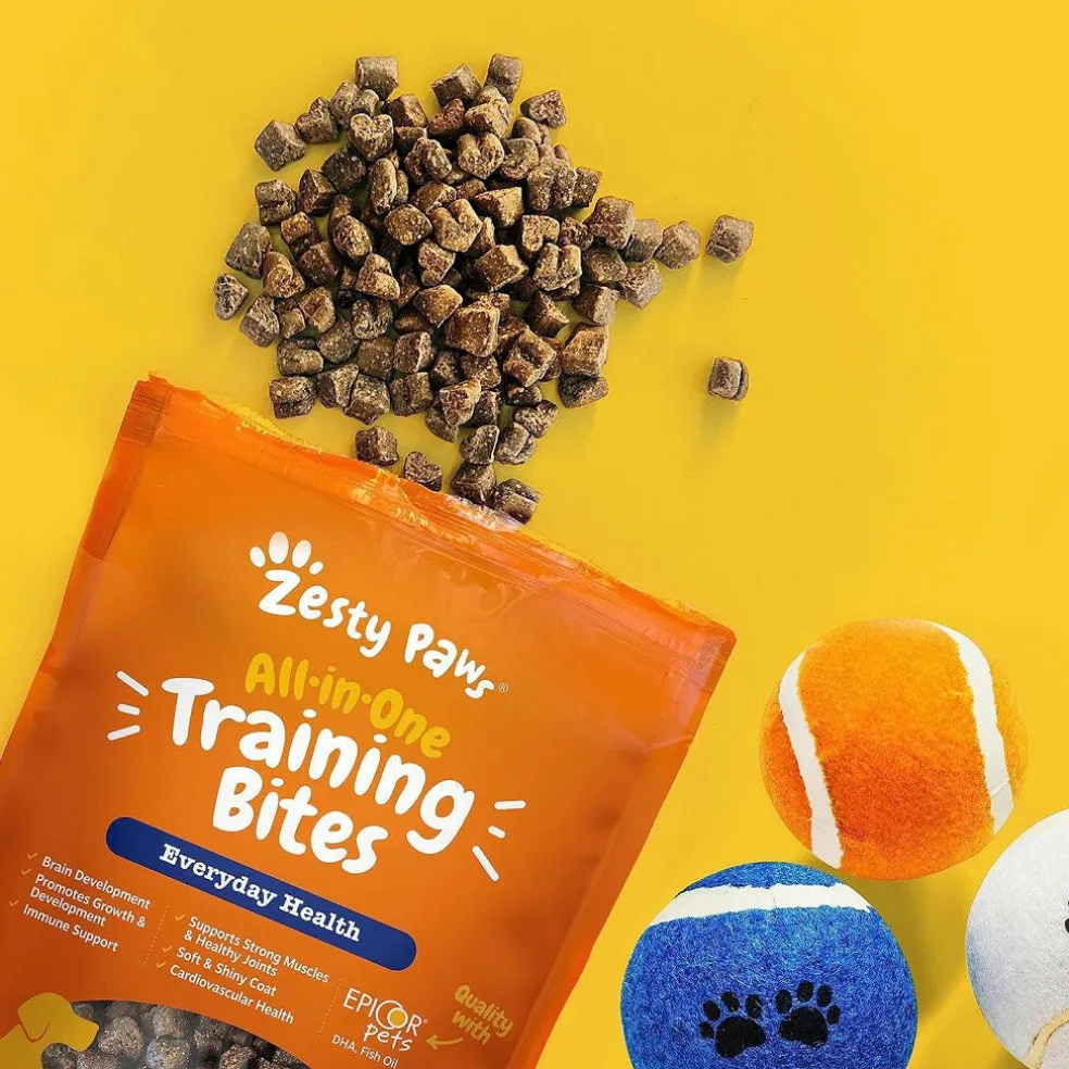 Zesty paws All-in-One Peanut Butter Flavored Multivitamin Training Bites for Dogs (8 oz)