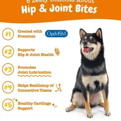Zesty Paws Hip & Joint Mobility Bites Duck Flavored Chews for Dogs (90 ct)