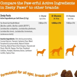 Zesty Paws Probiotic Bites Pumpkin Flavored Chews for Dogs (90 ct)