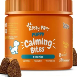 Zesty Paws Puppy Calming Bites Turkey Flavored Chews for Puppies (90 ct)