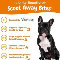 Zesty Paws Scoot Away Bites Chicken Flavored Digestive Chews for Dogs (90 ct)