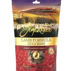 Zignature Lamb Formula Ziggy Bars with Pumpkin Dog Treats, 12-oz