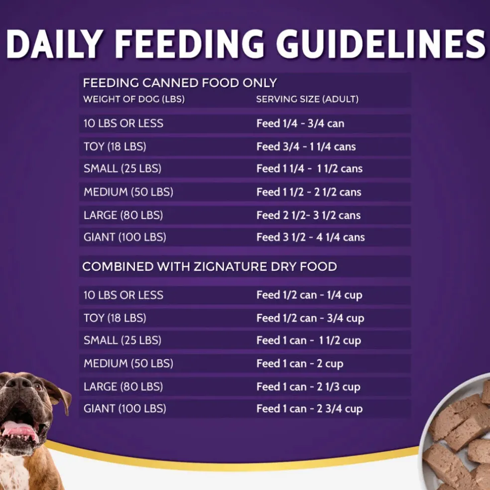 Zignature Limited Ingredient Formula Canned Dog Food, 13-oz case of 12