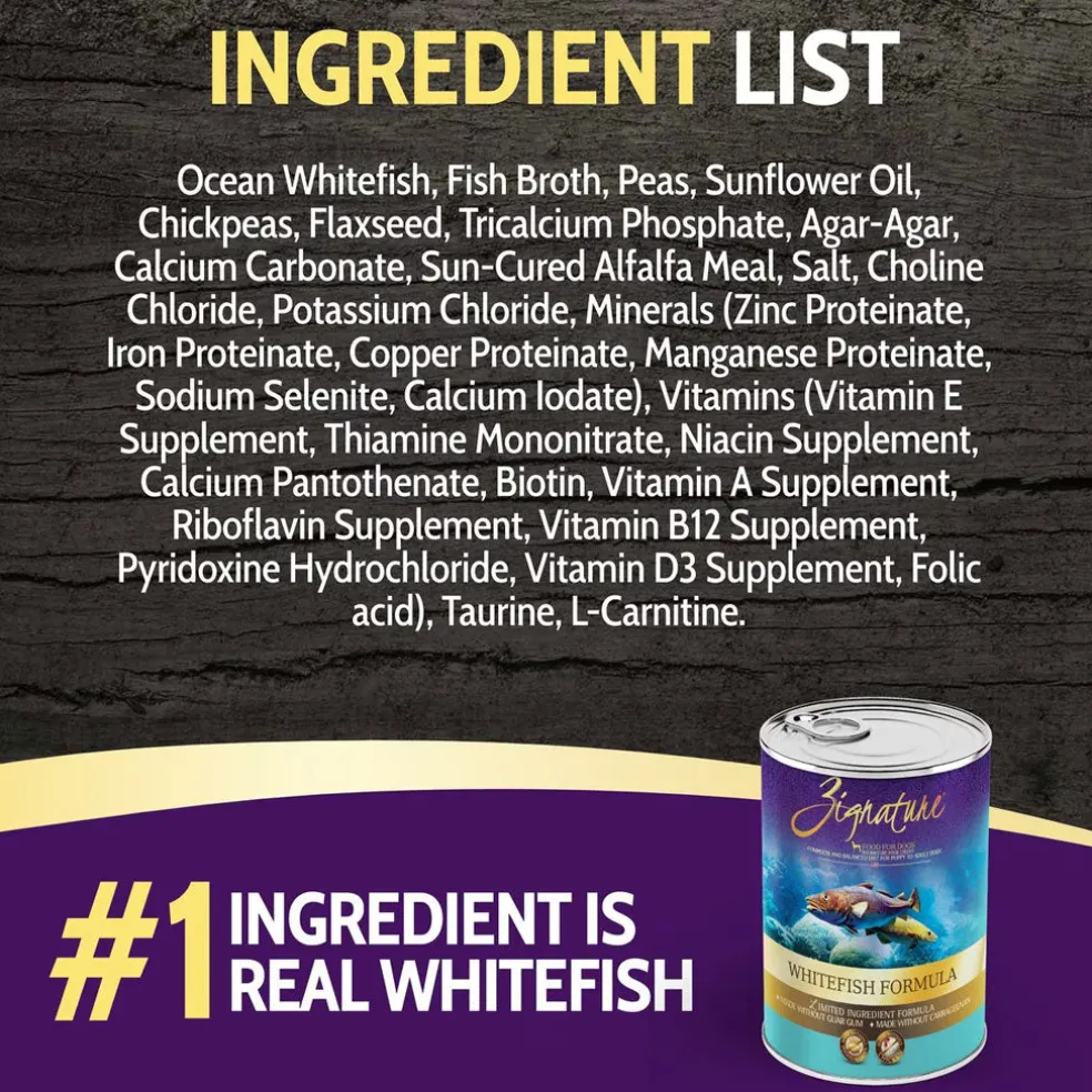 Zignature Limited Ingredient Formula Canned Dog Food, 13-oz case of 12