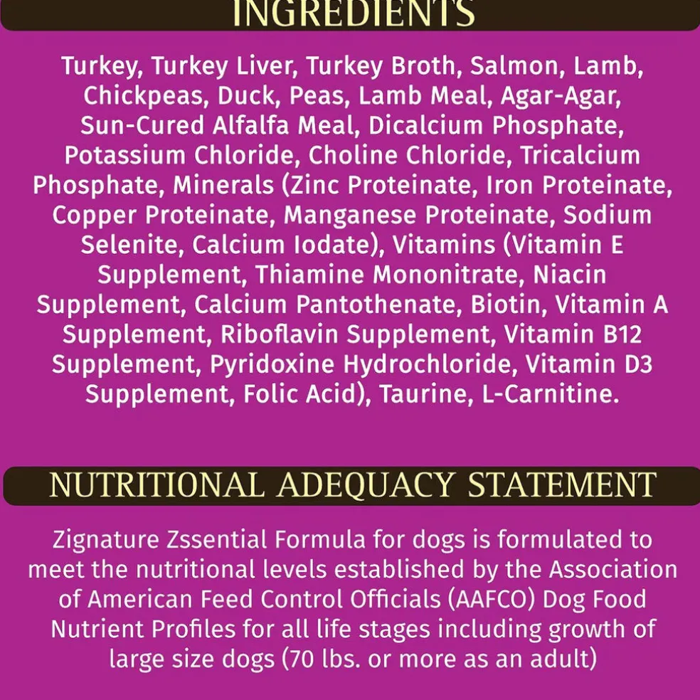 Zignature Limited Ingredient Formula Canned Dog Food, 13-oz case of 12