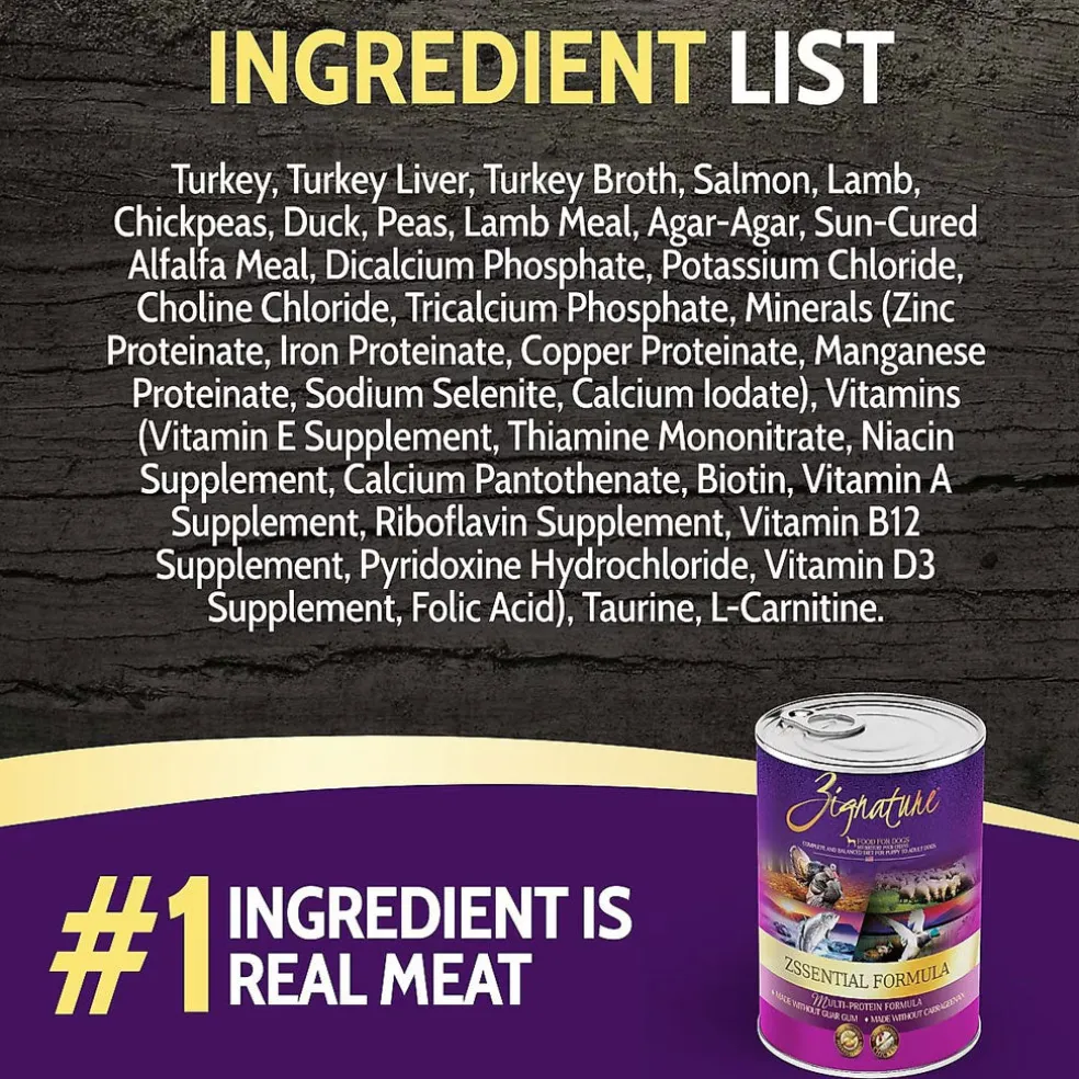 Zignature Limited Ingredient Formula Canned Dog Food, 13-oz case of 12