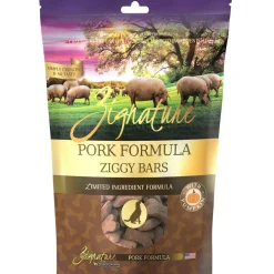 Zignature Pork Formula Ziggy Bars with Pumpkin Dog Treats, 12-oz
