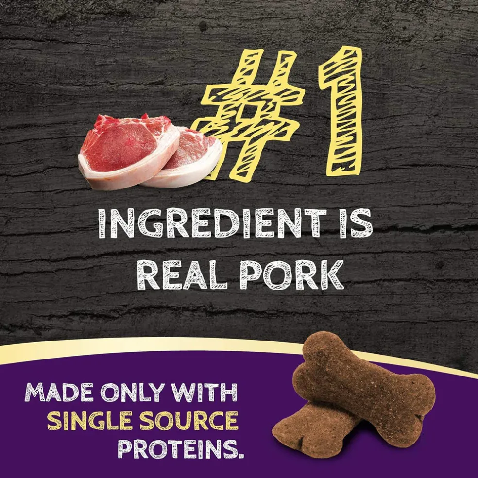 Zignature Pork Formula Ziggy Bars with Pumpkin Dog Treats, 12-oz