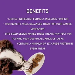 Zignature Salmon Formula Ziggy Bars with Pumpkin Dog Treats, 12-oz