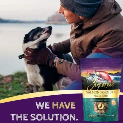 Zignature Salmon Formula Ziggy Bars with Pumpkin Dog Treats, 12-oz