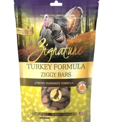 Zignature Turkey Formula Ziggy Bars with Pumpkin Dog Treats, 12-oz