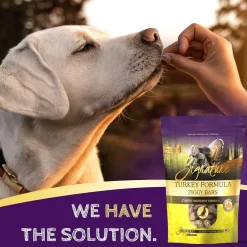 Zignature Turkey Formula Ziggy Bars with Pumpkin Dog Treats, 12-oz