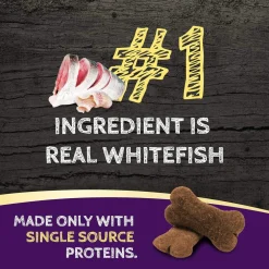 Zignature Whitefish Formula Ziggy Bars with Pumpkin Dog Treats, 12-oz