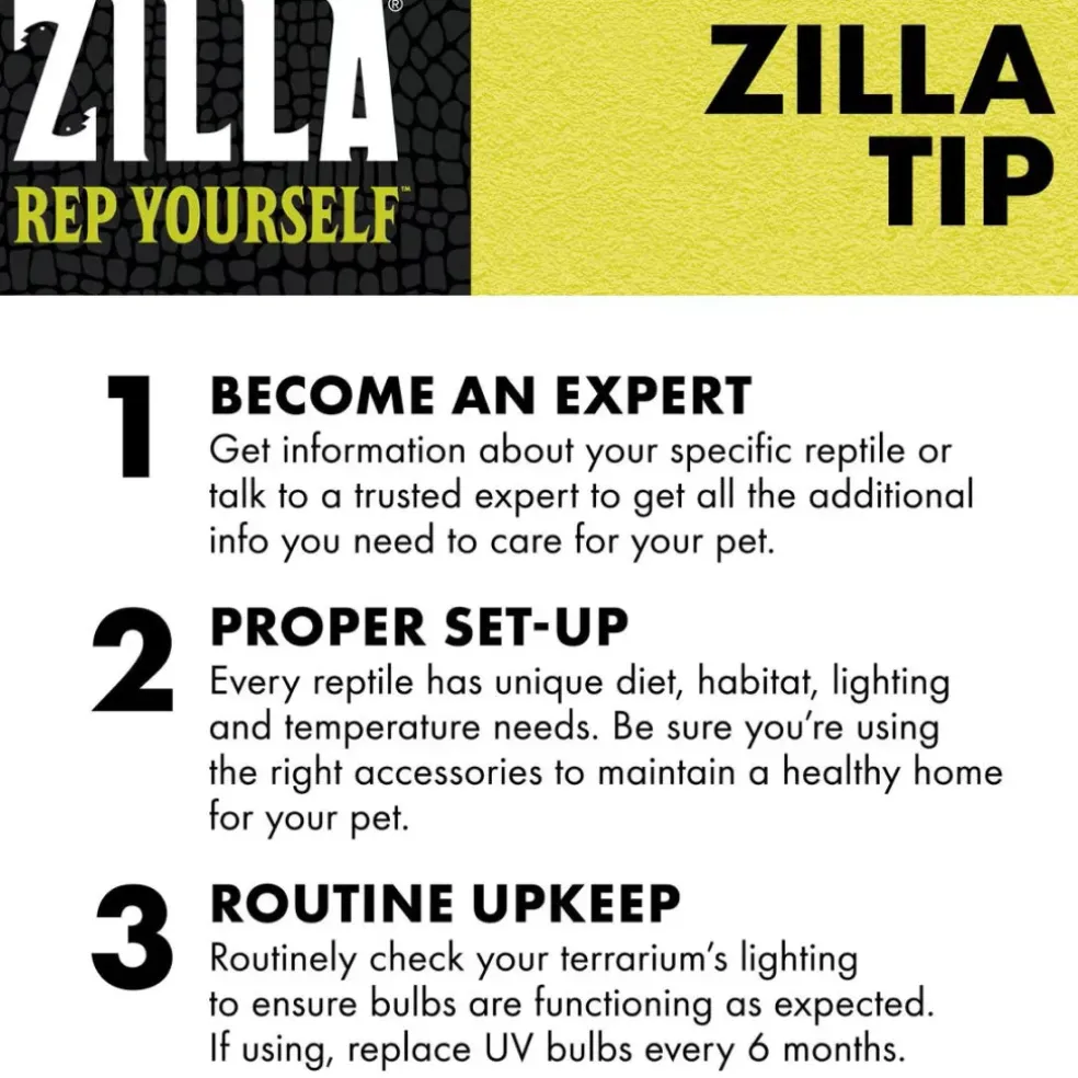 Zilla Day White Incandescent Spot Bulb for Reptiles