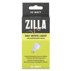 Zilla Day White Incandescent Bulb for Basking Heat