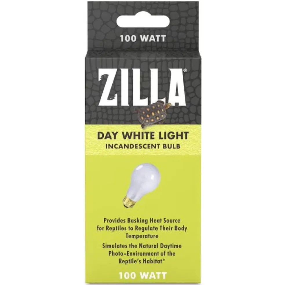 Zilla Day White Incandescent Bulb for Basking Heat