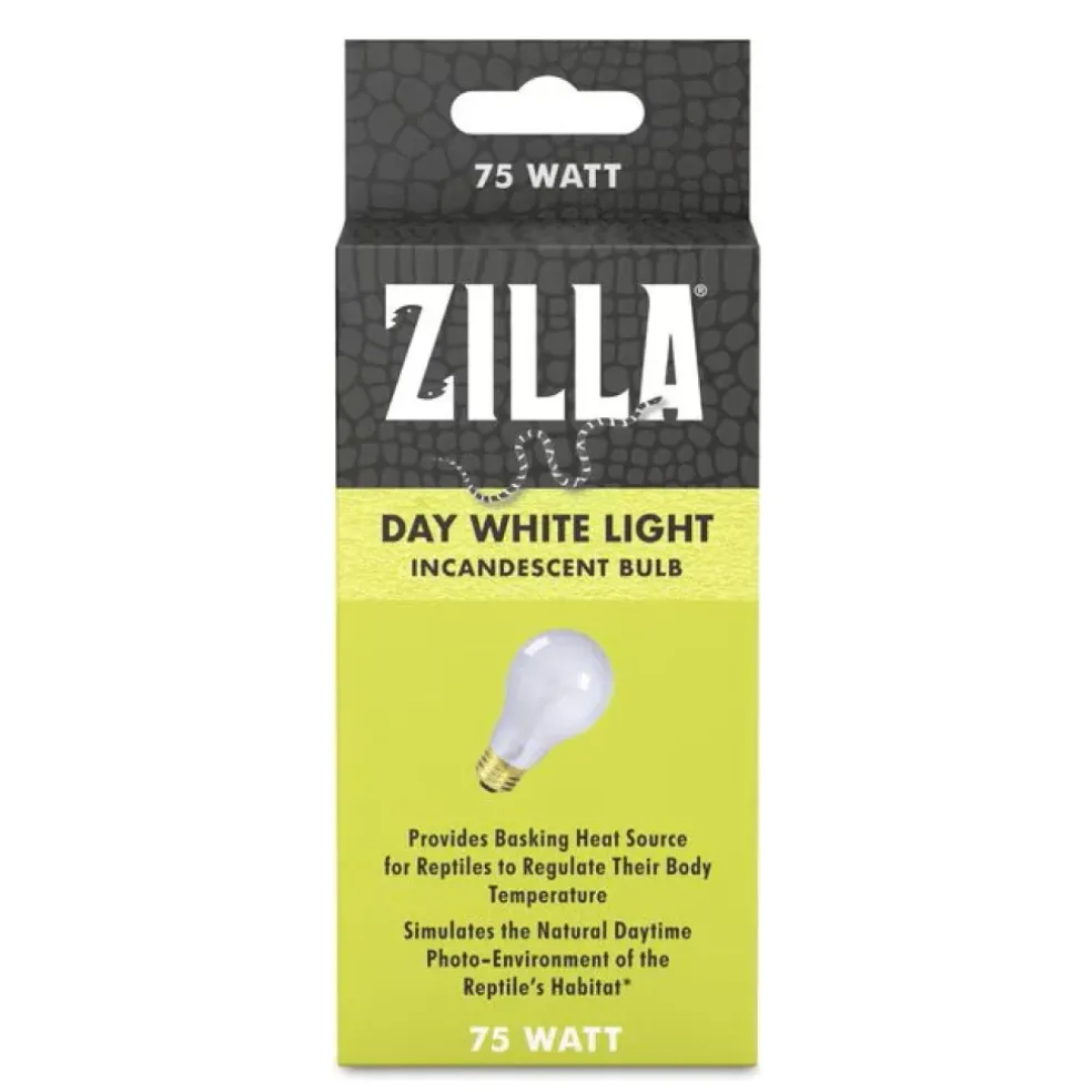Zilla Day White Incandescent Bulb for Basking Heat