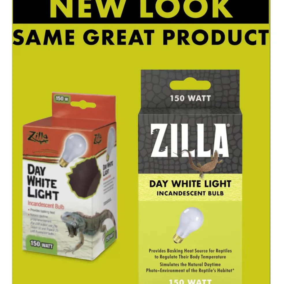 Zilla Day White Incandescent Bulb for Basking Heat