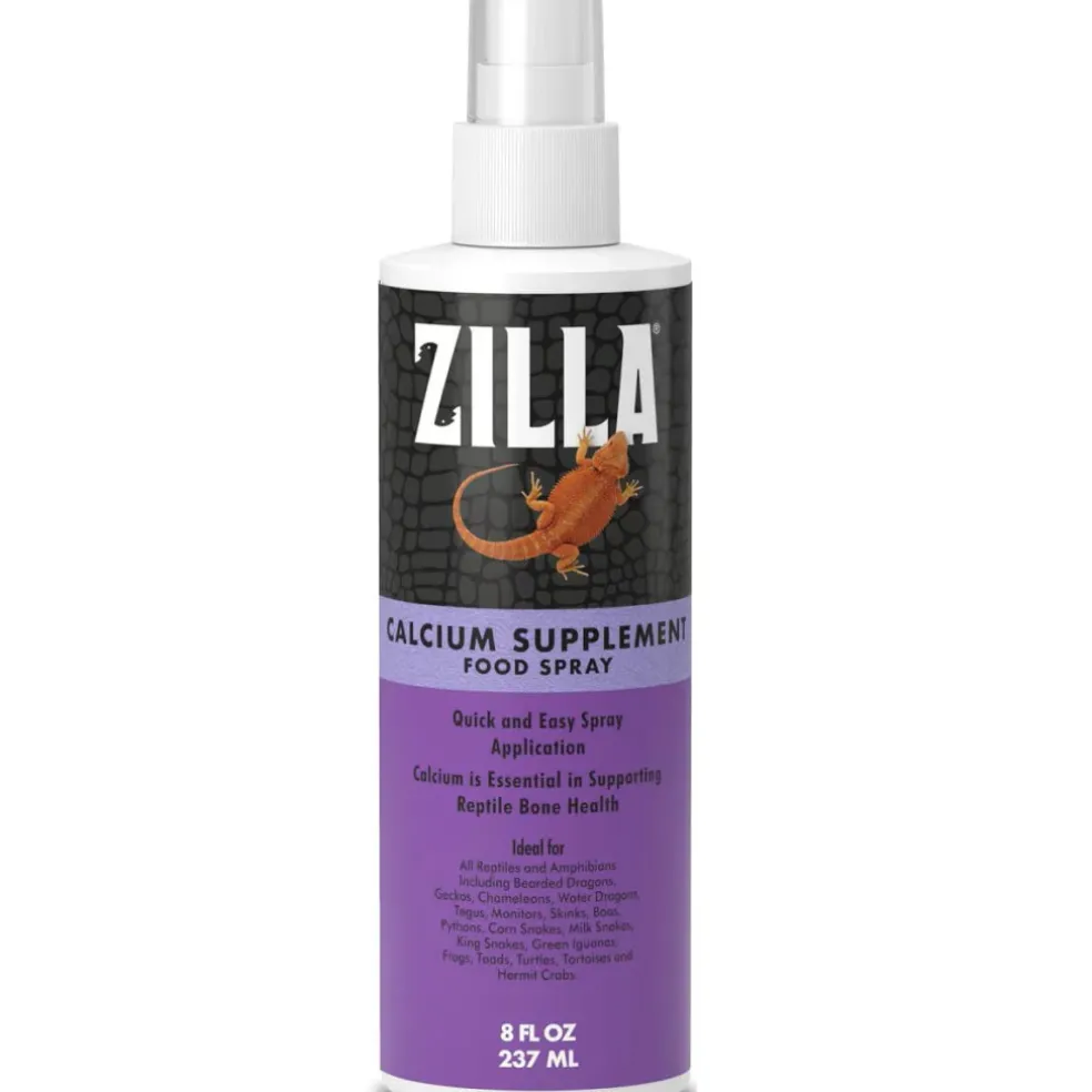 Zilla Food Calcium Supplement Spray For Reptile (8 oz)