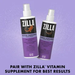 Zilla Food Calcium Supplement Spray For Reptile (8 oz)