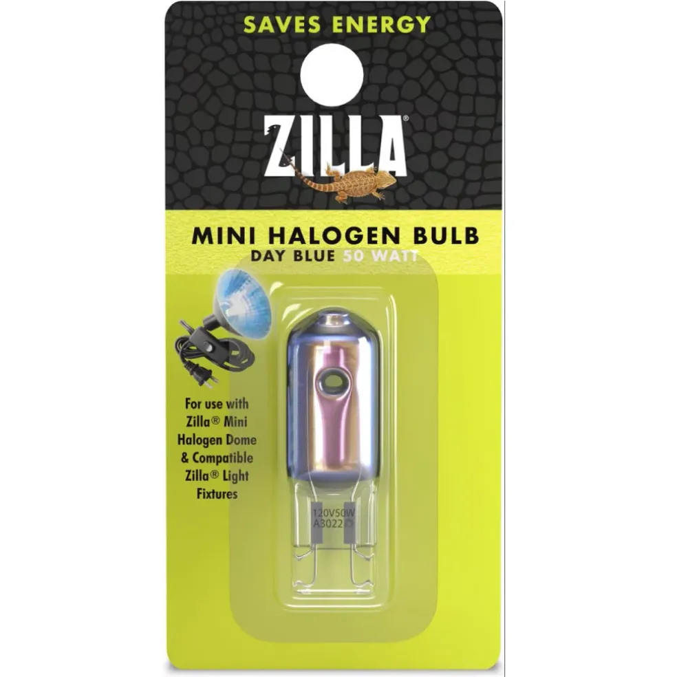 Zilla Mini Day Blue Halogen Bulb for Reptiles
