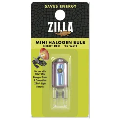 Zilla Mini Night Red Halogen Bulb for Reptiles