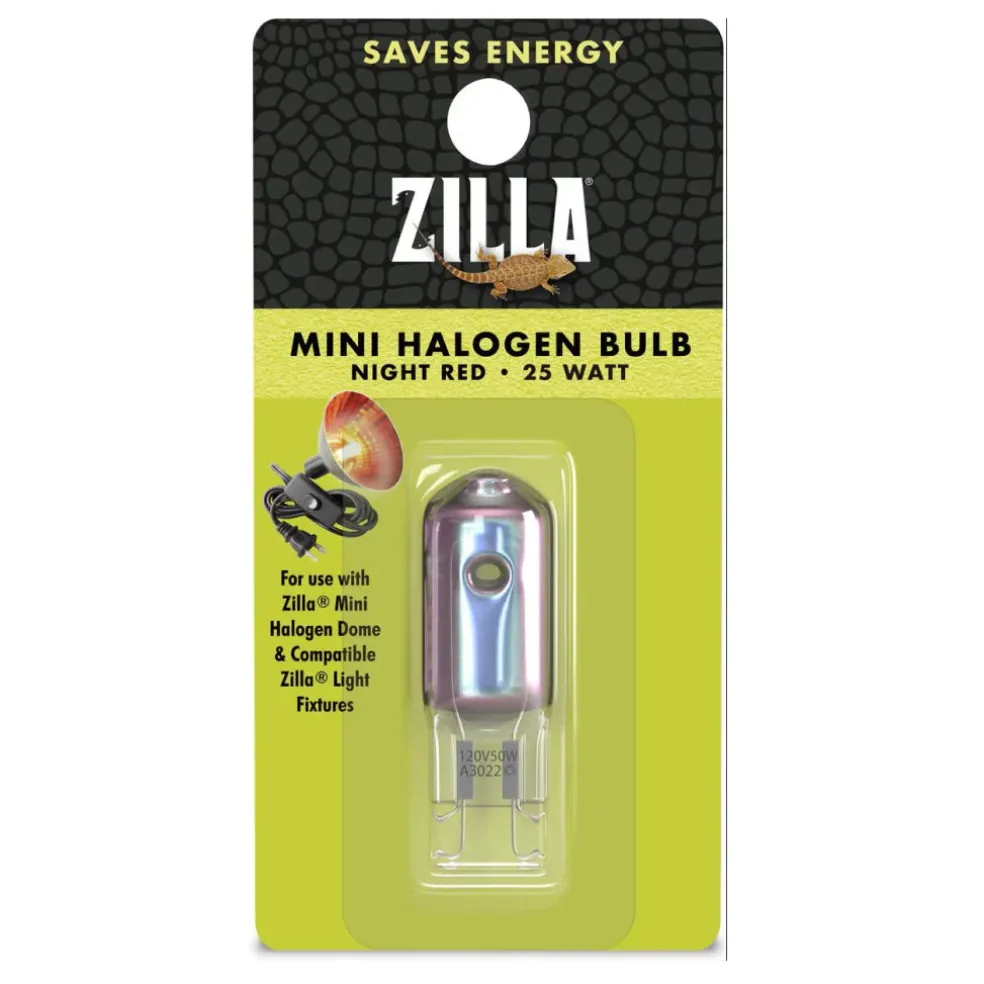 Zilla Mini Night Red Halogen Bulb for Reptiles