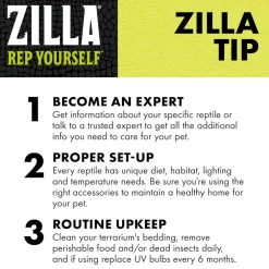 Zilla Rapid Sense UV Detecting Decor Crocodile Skull, Medium