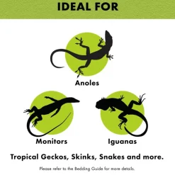 Zilla Reptile Terrarium Bedding Substrate Floor Liner- Green