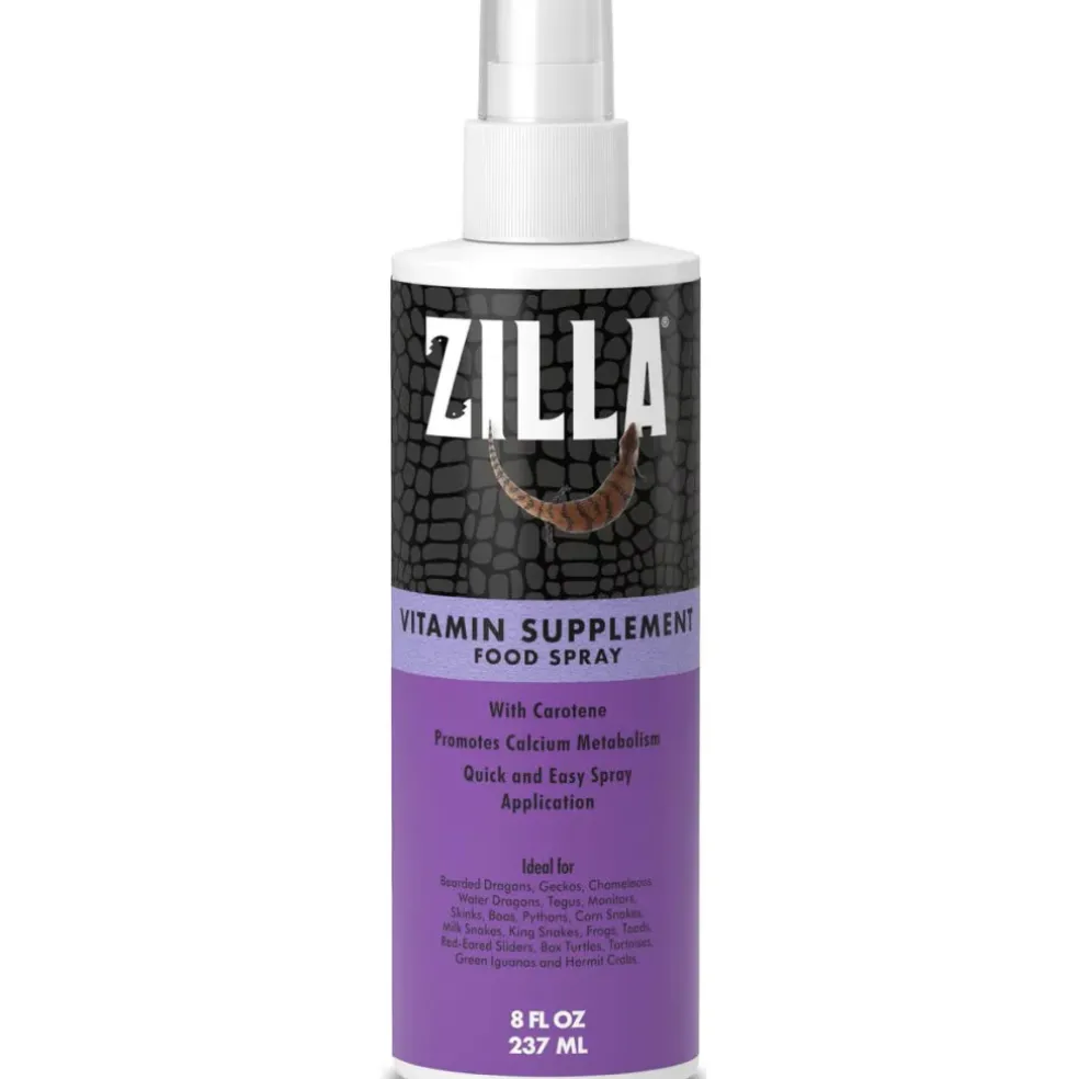 Zilla Vitamin Supplement with Carotene Food Spray For Reptiles (8 oz)