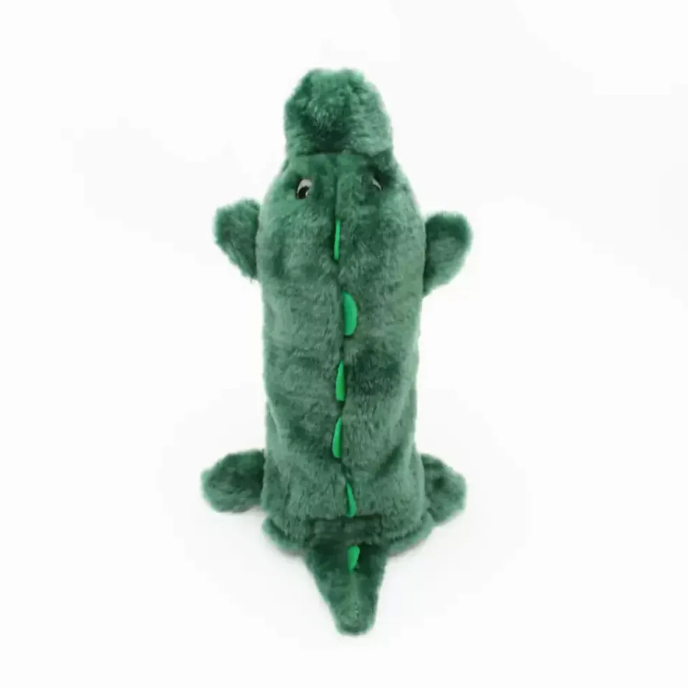 Zippy Paws Bottle Crusherz Alligator Dog Toys