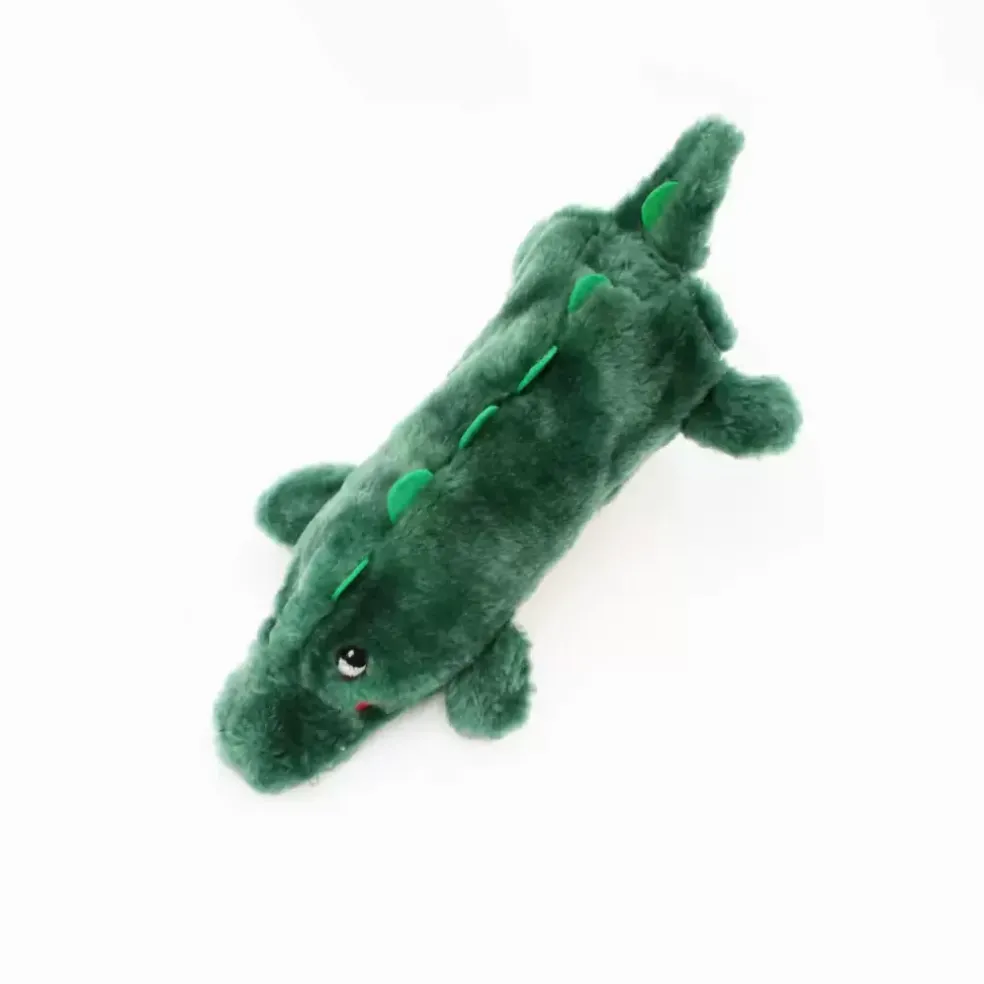 Zippy Paws Bottle Crusherz Alligator Dog Toys