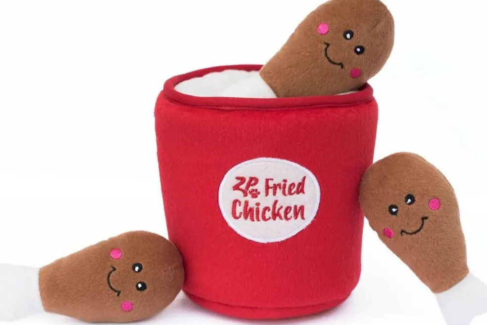 Zippy Paws Burrow Bucket of Chicken