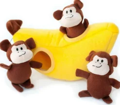 Zippy Paws Burrow Monkey 'n Banana