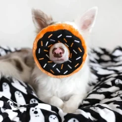 Zippypaws Donutz Pumpkin Spice Squeker Plush Toy For Dogs