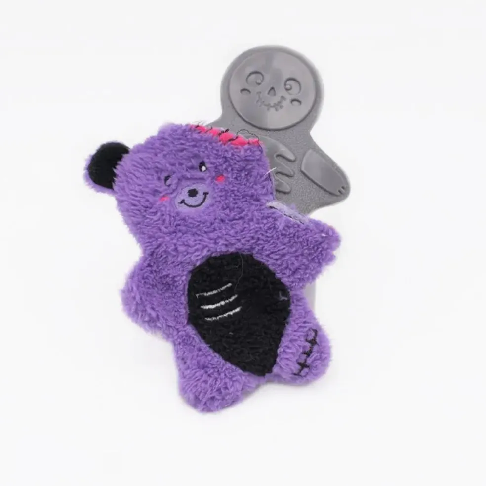Zippypaws Halloween Bonez Zombie Bear Toy For Dogs